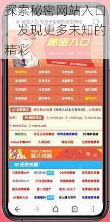 探索秘密网站入口,发现更多未知的精彩